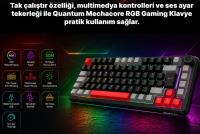 QUANTUM GAMING MECHACORE RGB 75% Boyut,Mekanik OUTEMU Hot-Swap Switch,Gasket Yapı,R Kablolu Gaming Klavye - 1